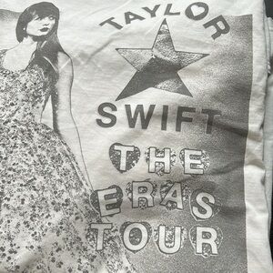 TAYLOR SWIFT The Eras Tour T-shirt White Official Concert Merch Sz XXL NEW